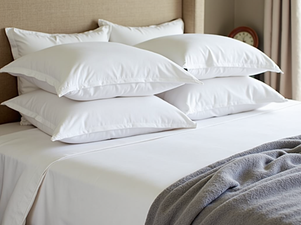 A welcoming guest bed with fresh bedding