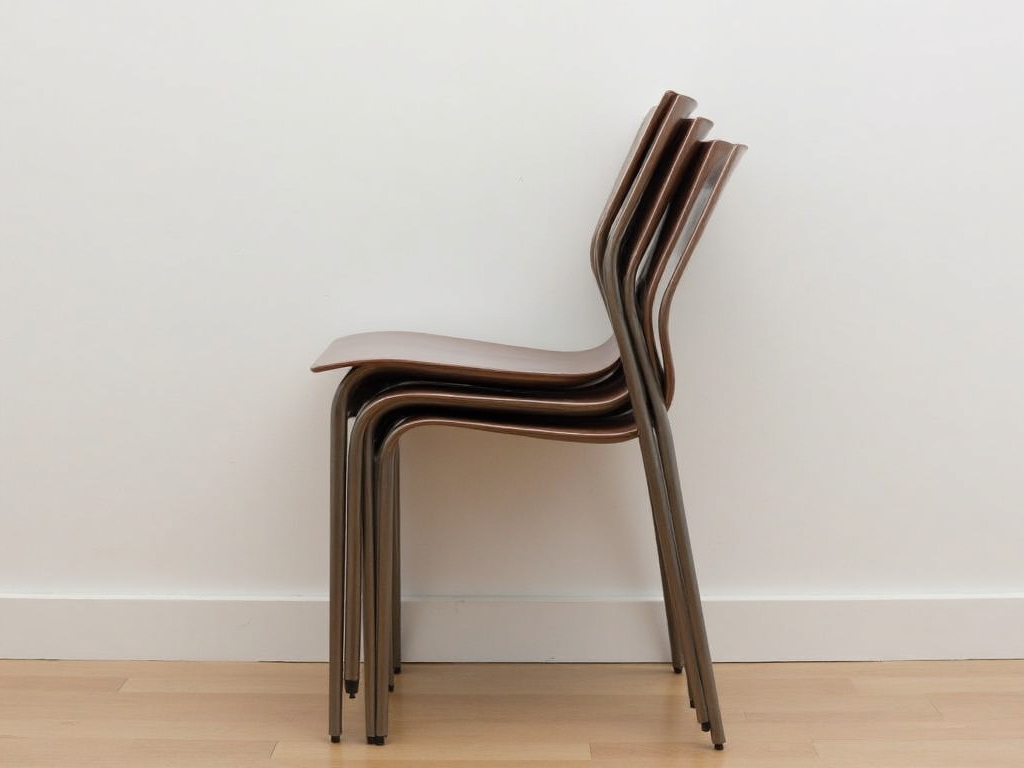 Foldable chairs for compact spaces