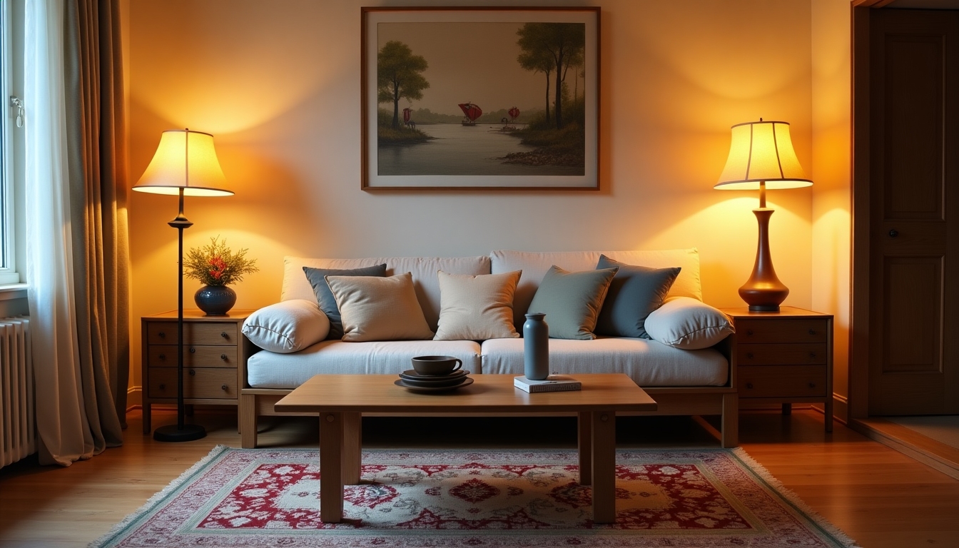 Futon in a living room setting