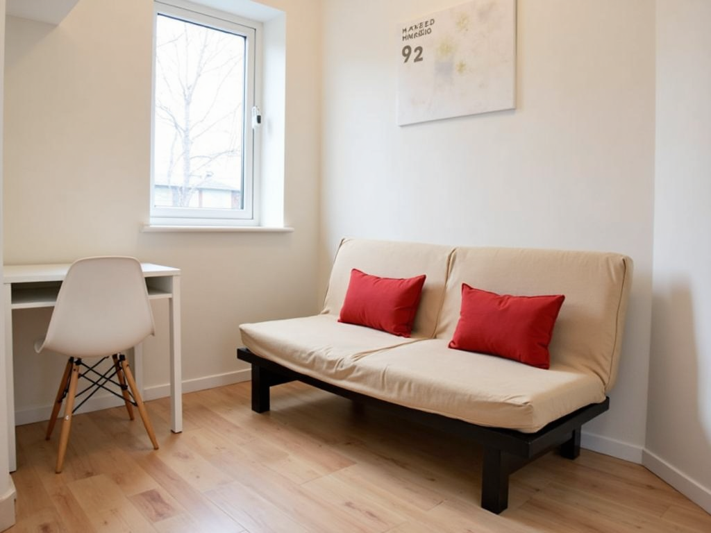 Color wheel showing key hues for small spaces