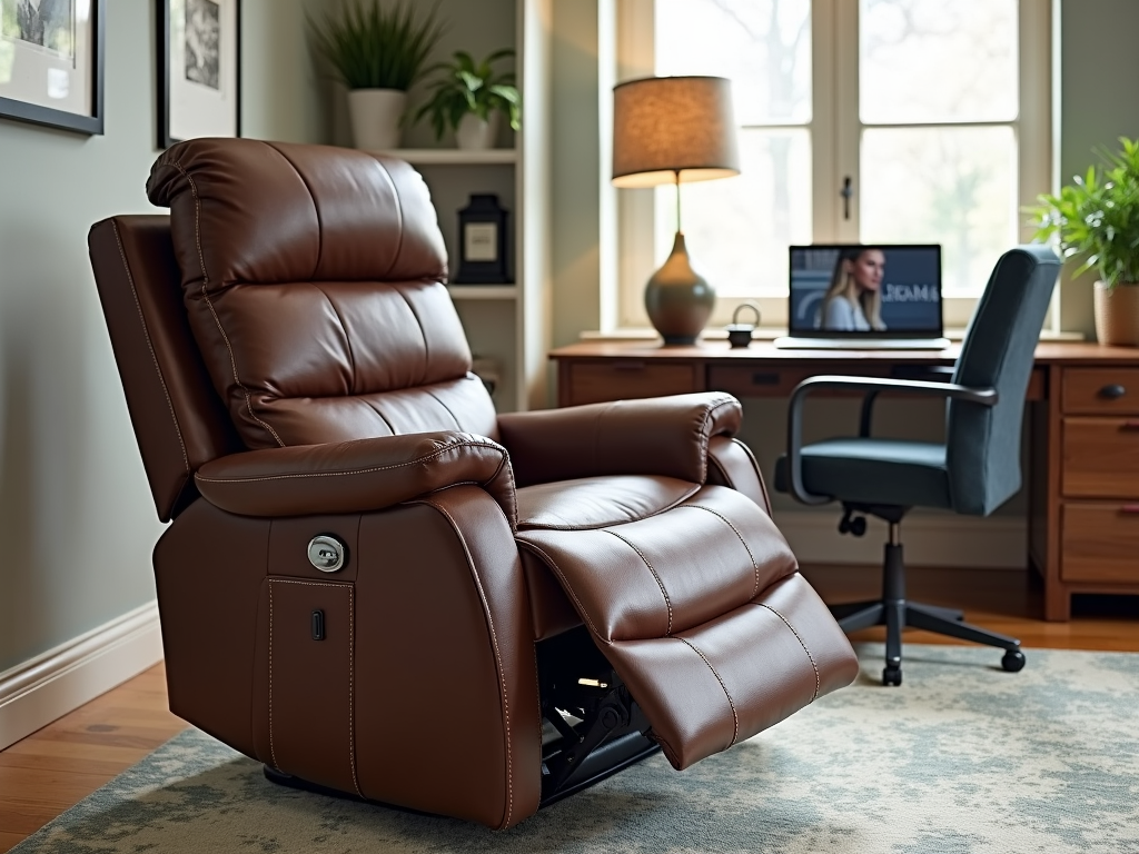 Lane Stallion recliner with power features