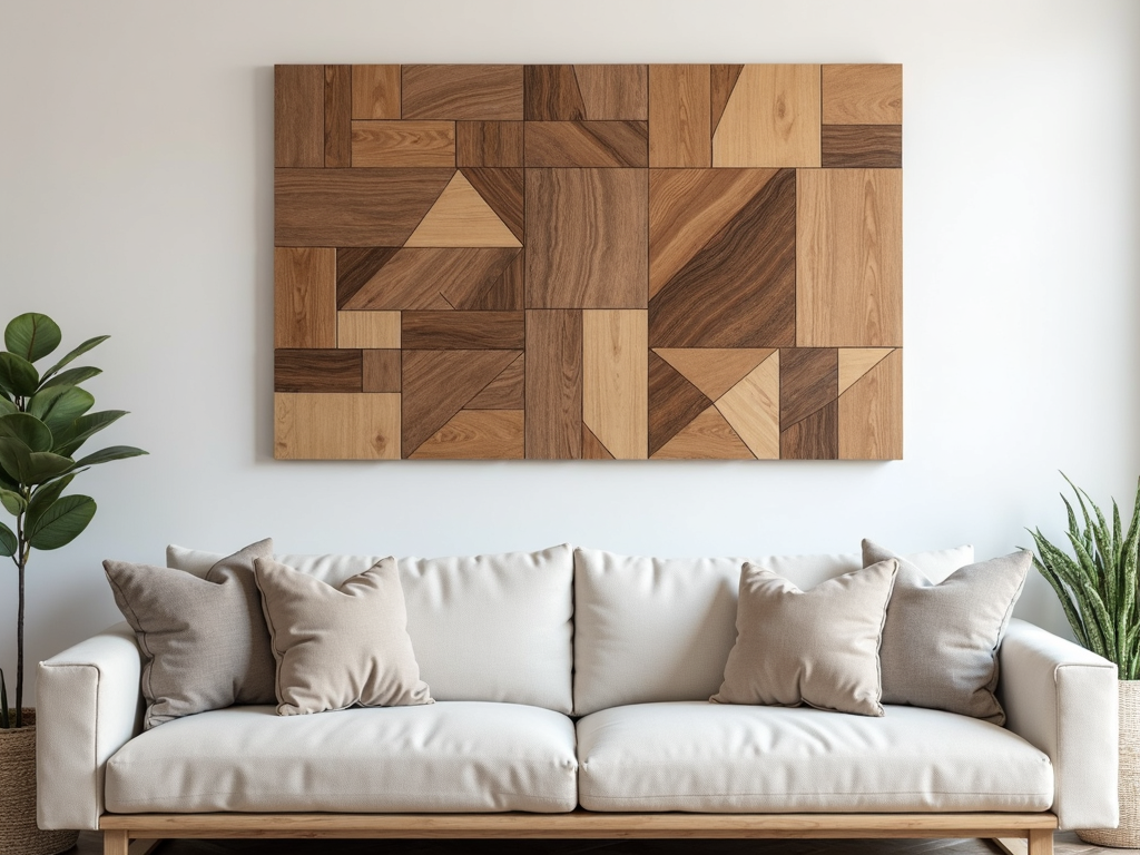 Reclaimed wood wall art
