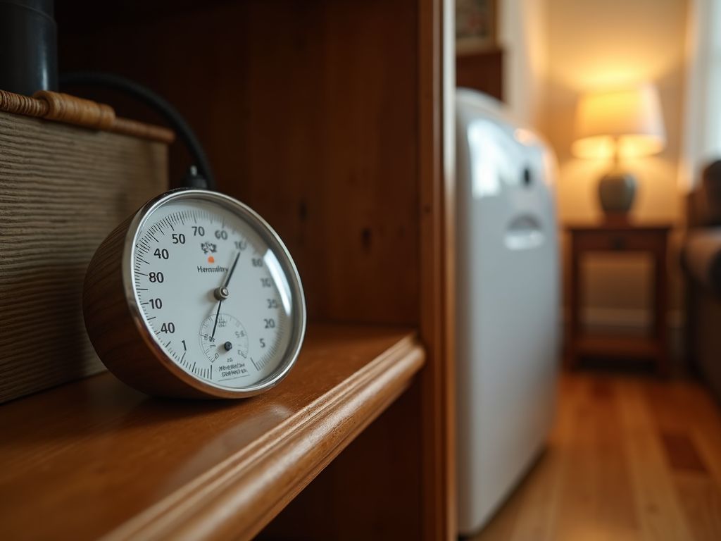 Monitoring humidity levels for furniture care