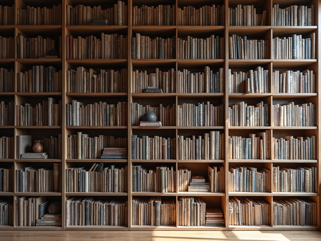 Finished bookshelf after assembly