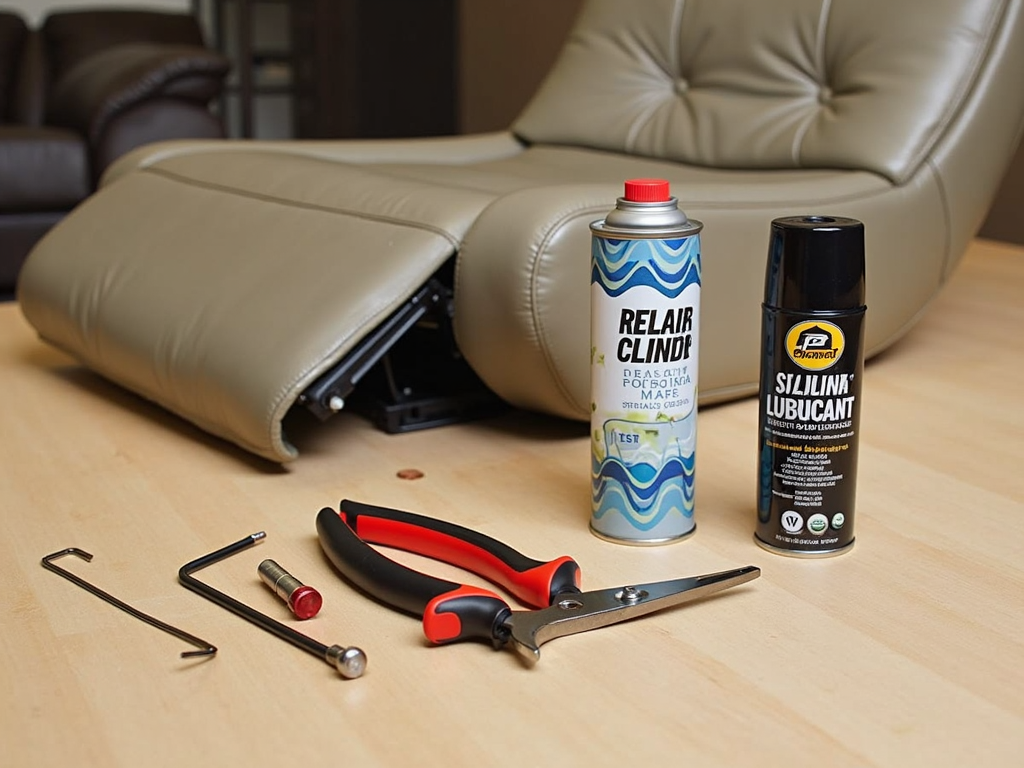 Tools for recliner repair.