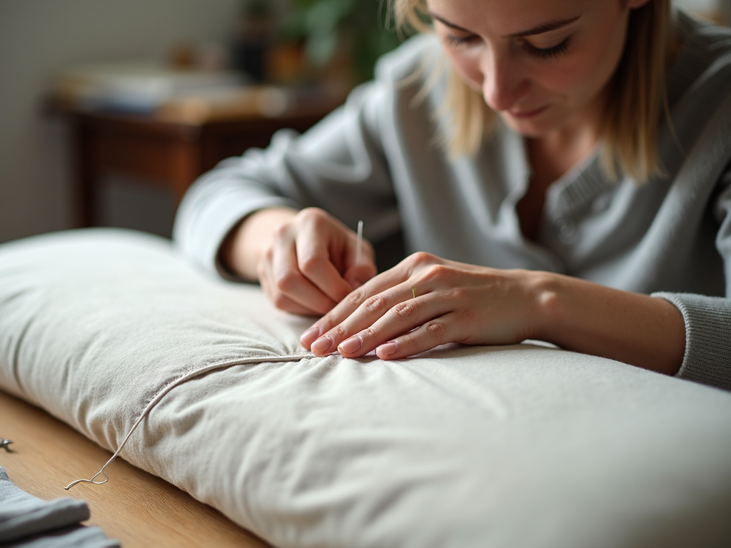 Repairing a futon cover