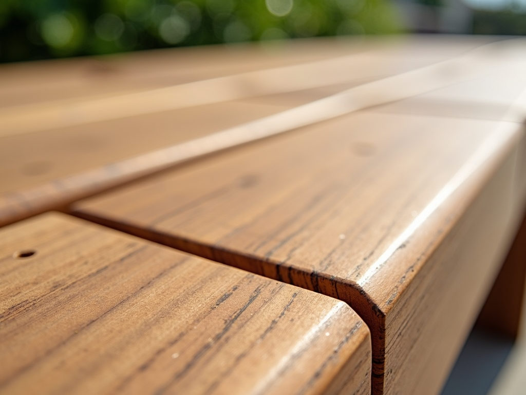Teak wood outdoor bench