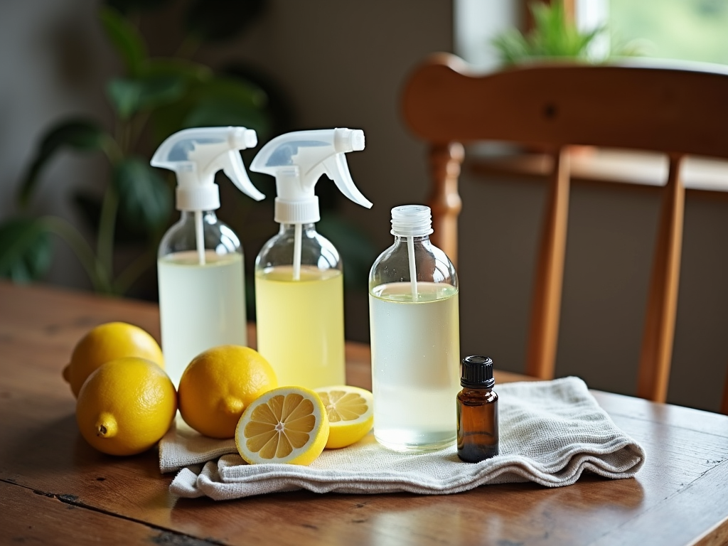 Homemade furniture cleaning solutions with natural ingredients