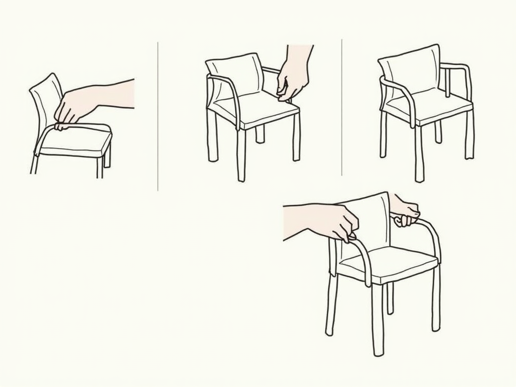 How to fold a chair: a simple guide.