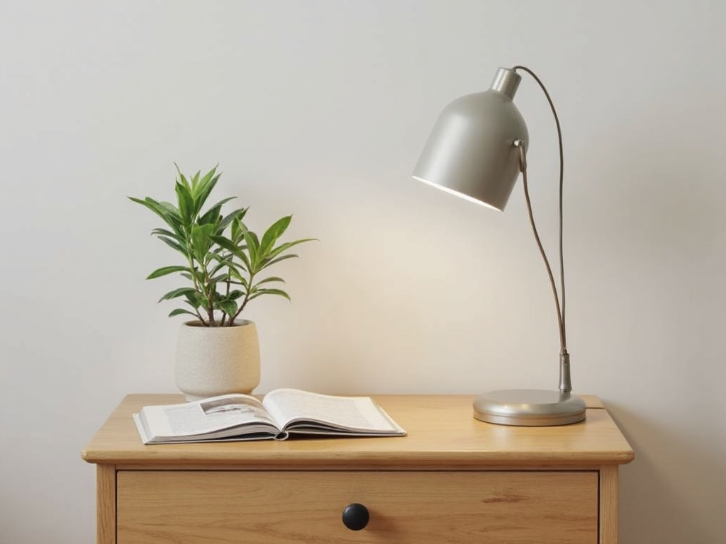 Minimalist nightstand organization inspired by Marie Kondo