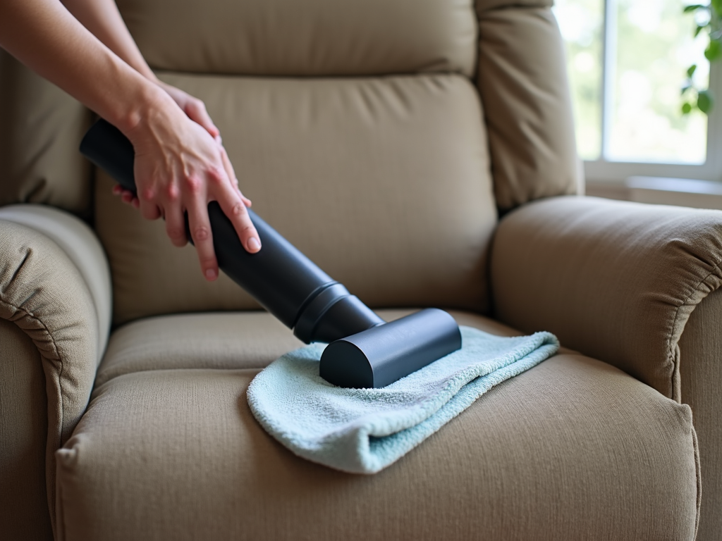 Cleaning a recliner