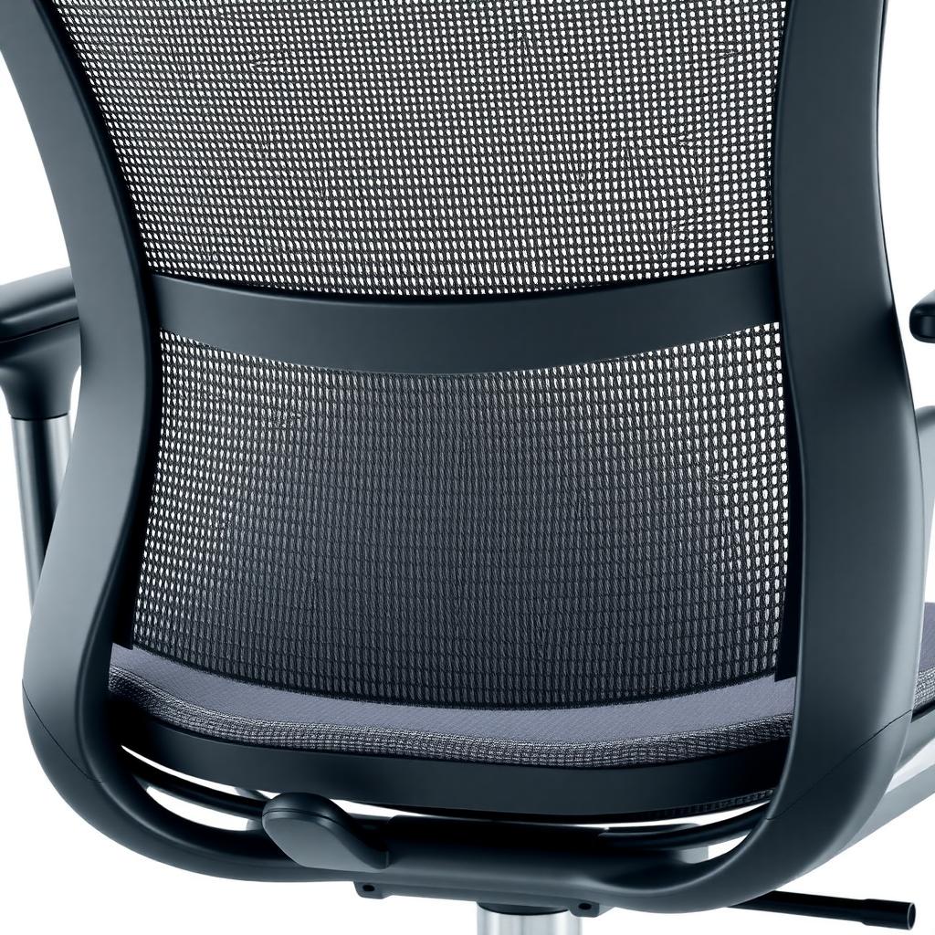 Herman Miller Aeron chair in graphite with mesh backrest