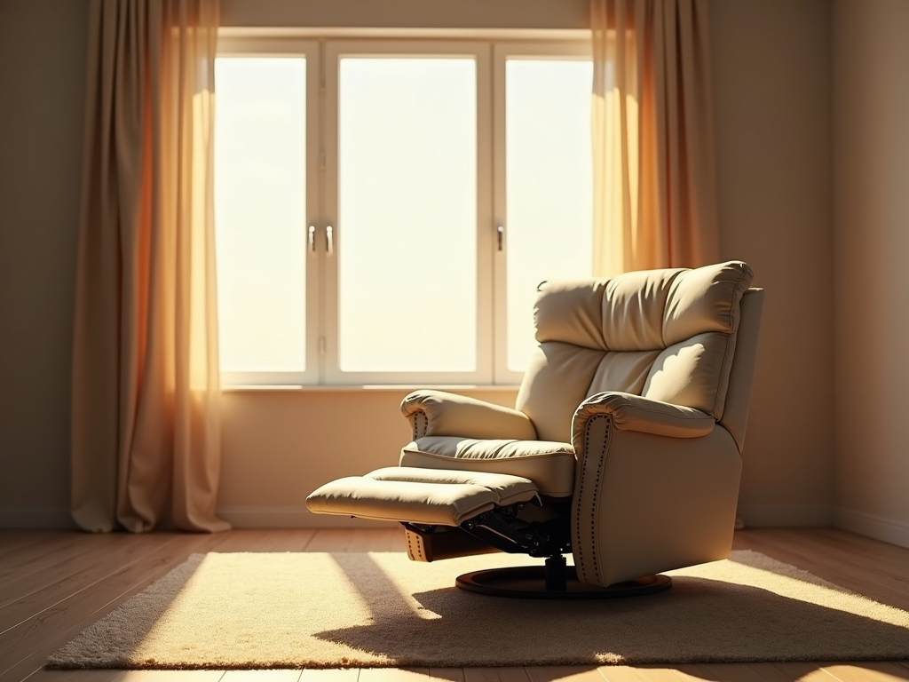 Protecting a recliner from sunlight damage.
