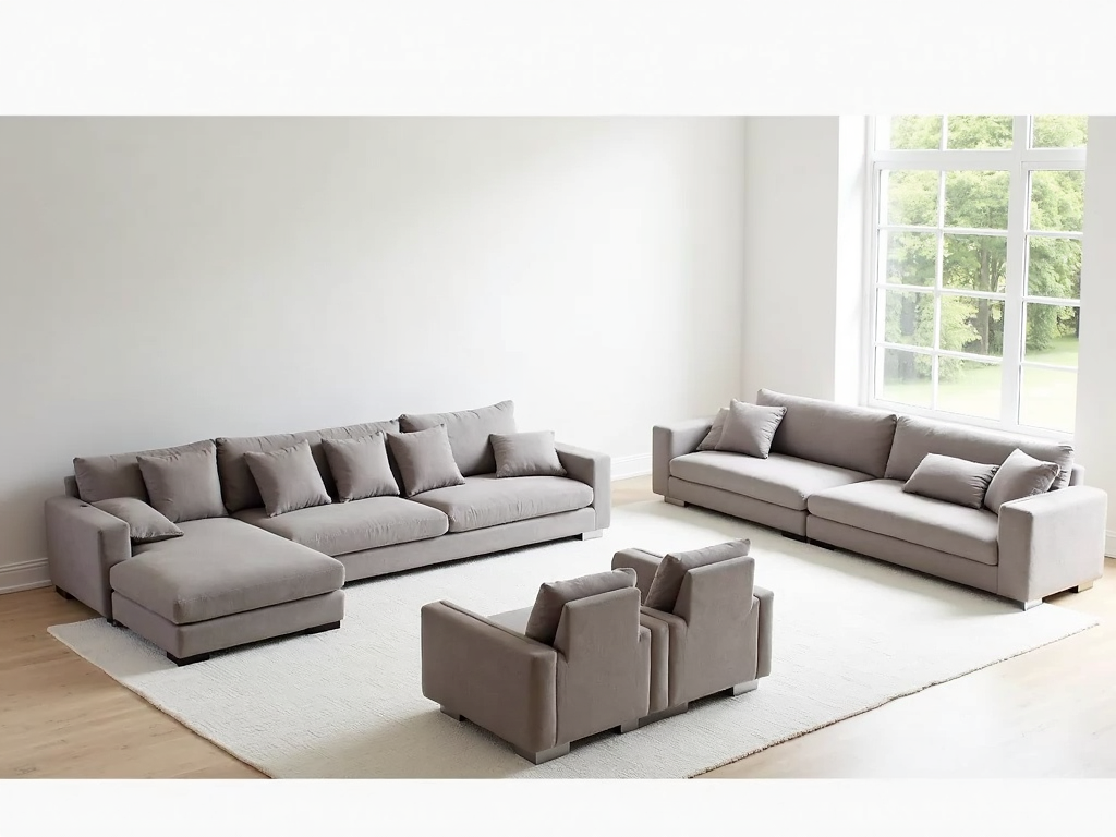 Modular sofa in various configurations