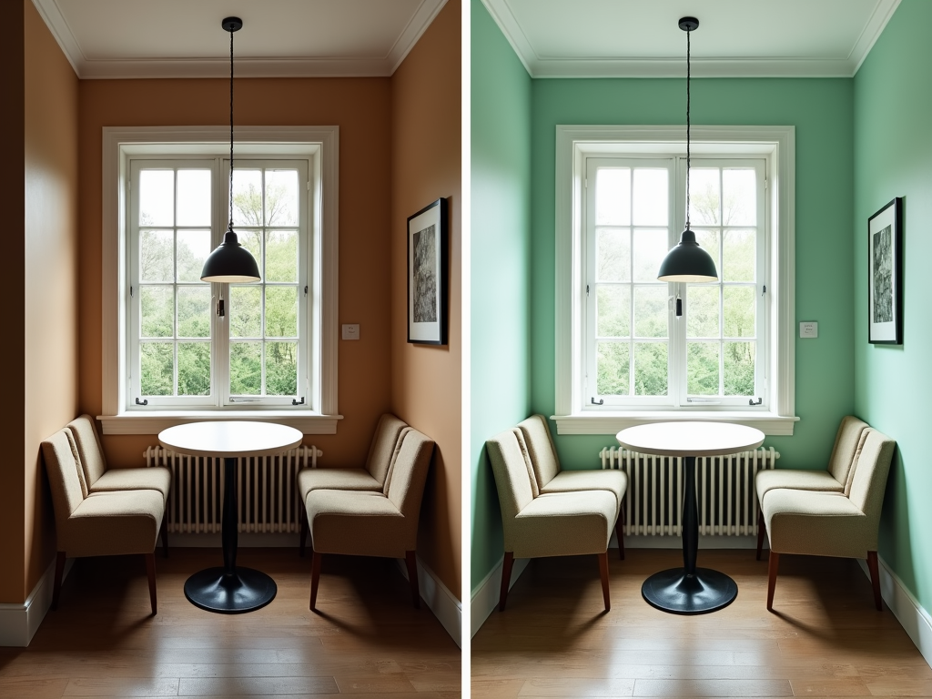 Photo Filter AI previewing a light color makeover