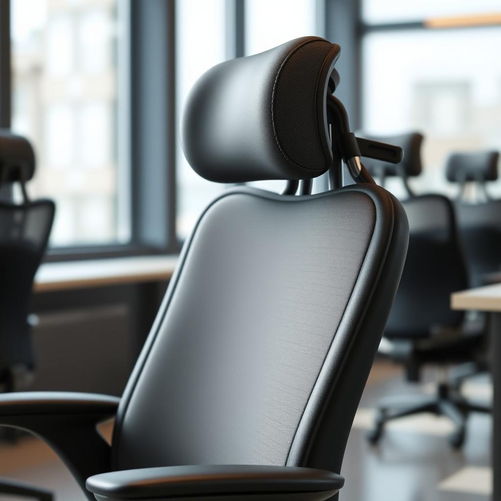 Ergonomic chair with adjustable features