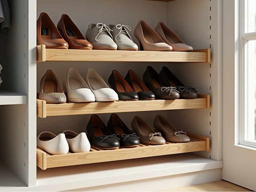 Decluttering a closet