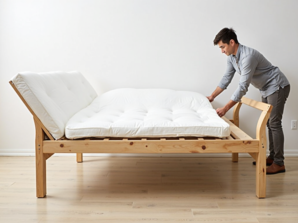 Installing futon mattress