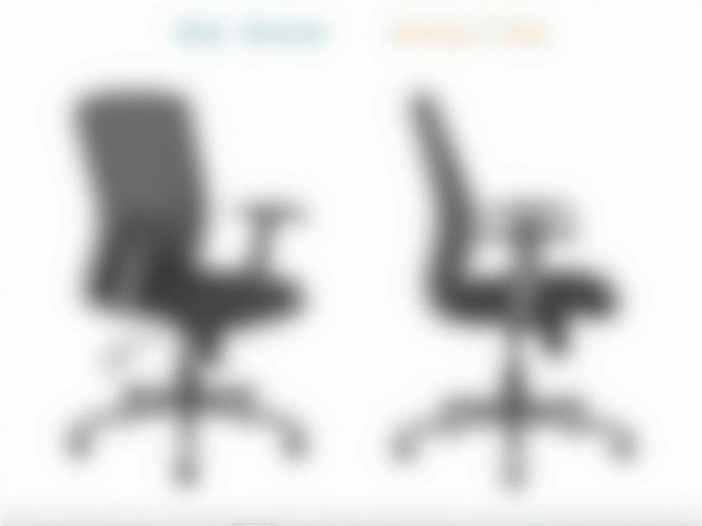 Comparison of standard and adjustable ergonomic office chairs