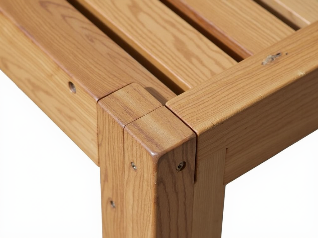 Teak patio bench