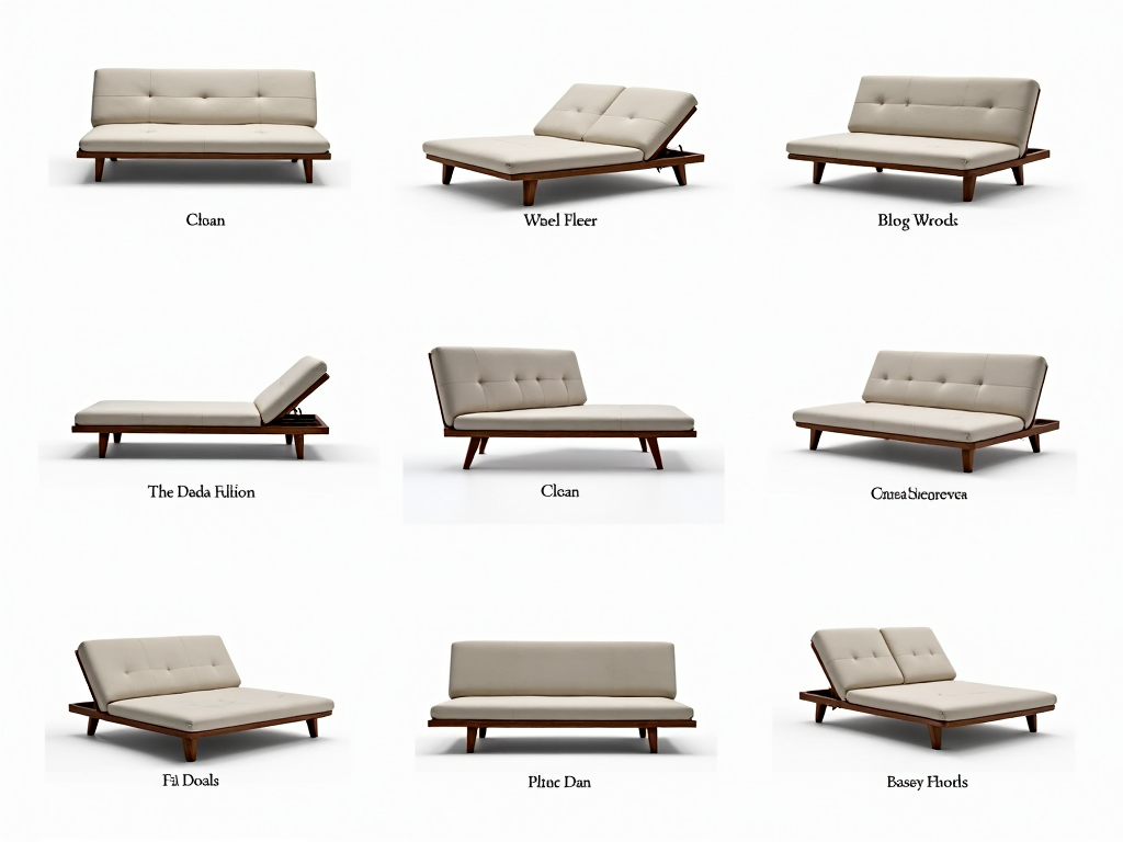 Collage of top 10 futon designs