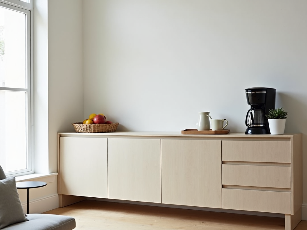 Sideboard in a minimalist kitchen