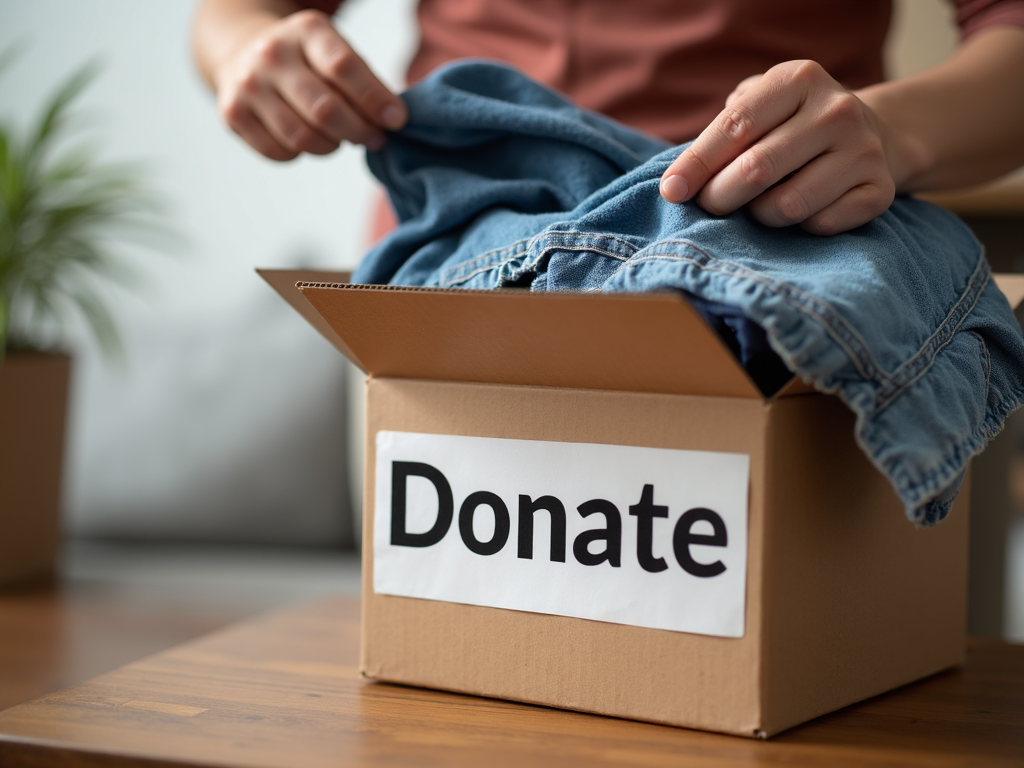 Donating clothes