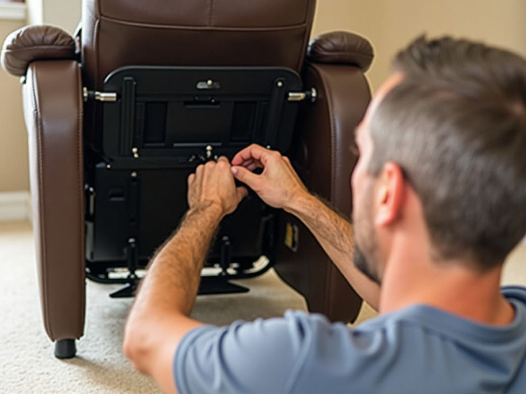 Repairing recliner mechanism