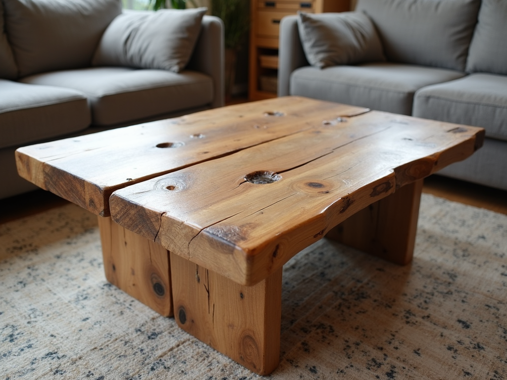 Reclaimed wood coffee table