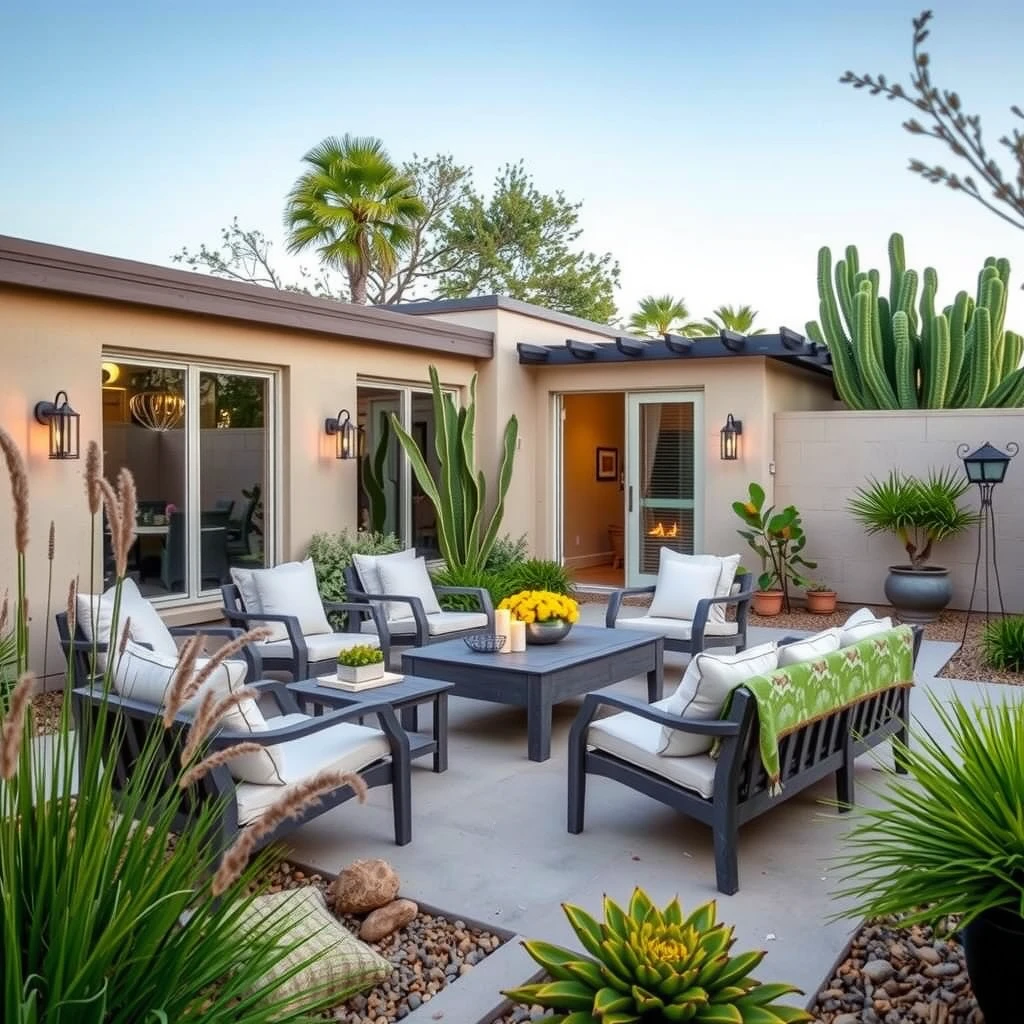 Eco-friendly all-weather patio furniture made from recycled materials