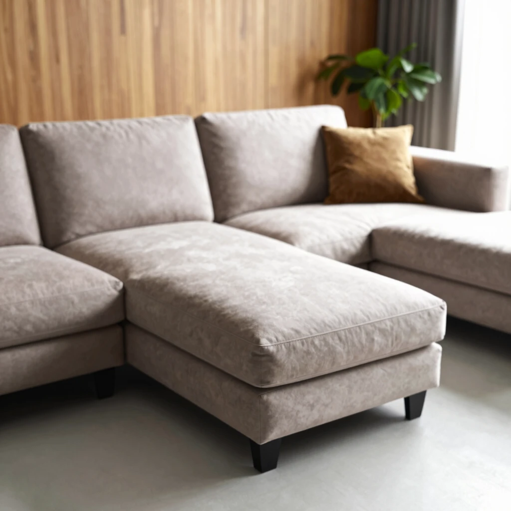 Modular sectional sofa in a versatile living room setup