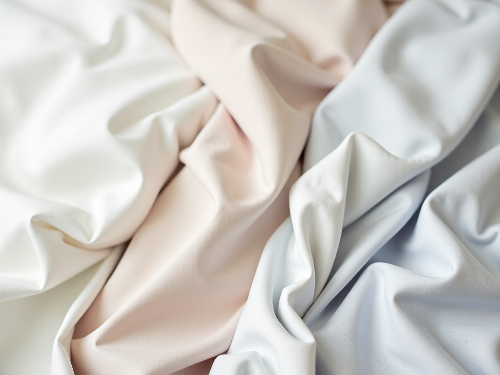 Various bedding materials displaying their unique textures