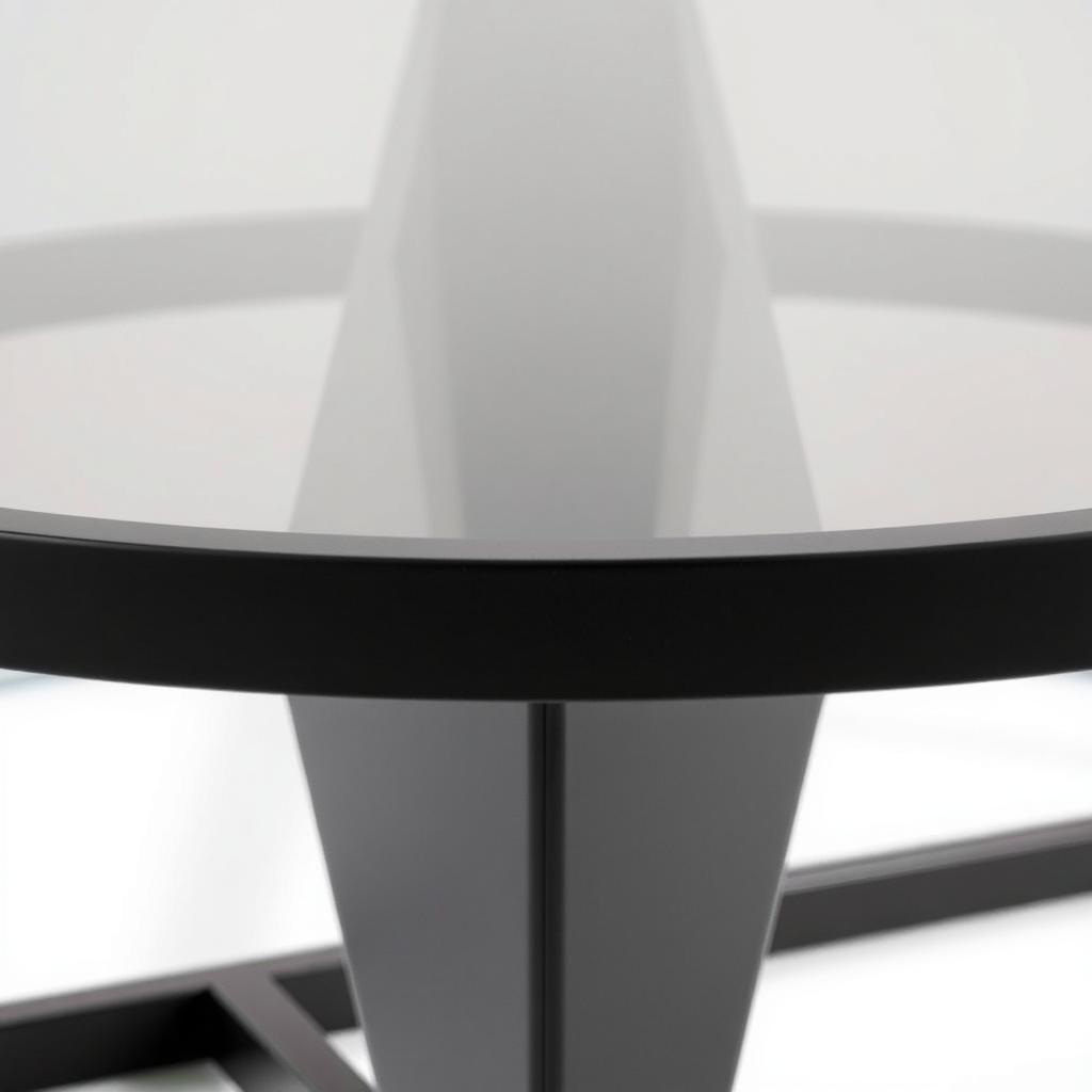 Modern metal coffee table