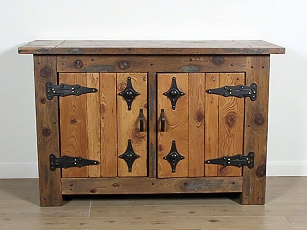 Reclaimed wood cabinet