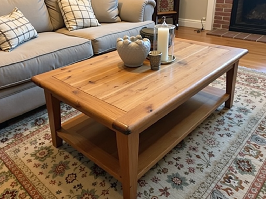 A cozy living room with well-maintained furniture
