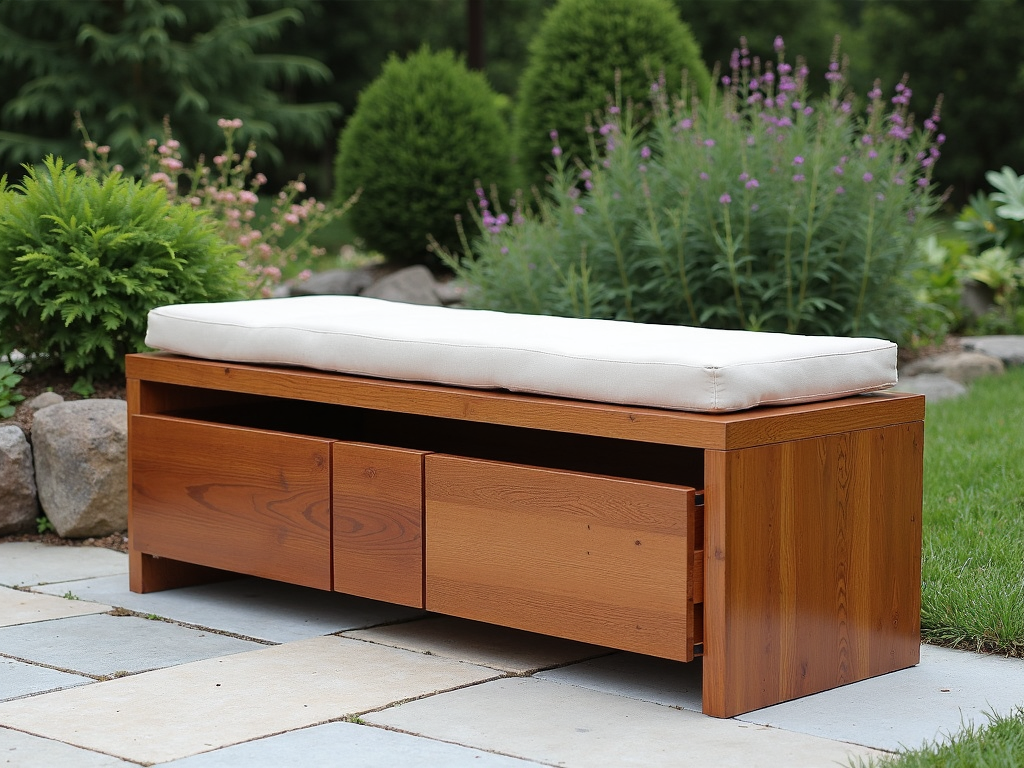 Multi-functional outdoor storage bench