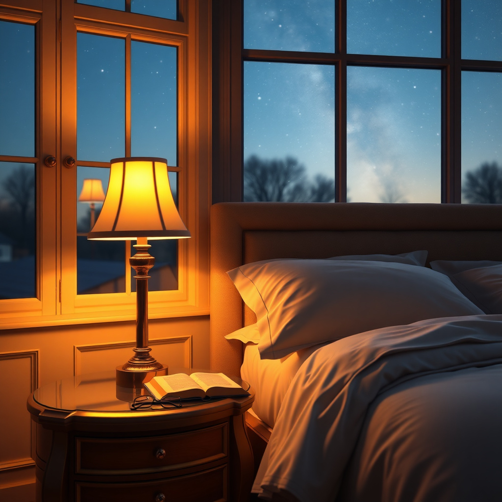 Cozy bedroom scene highlighting the perfect nightstand integration