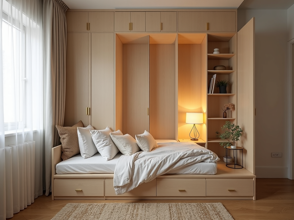 Foldable room divider