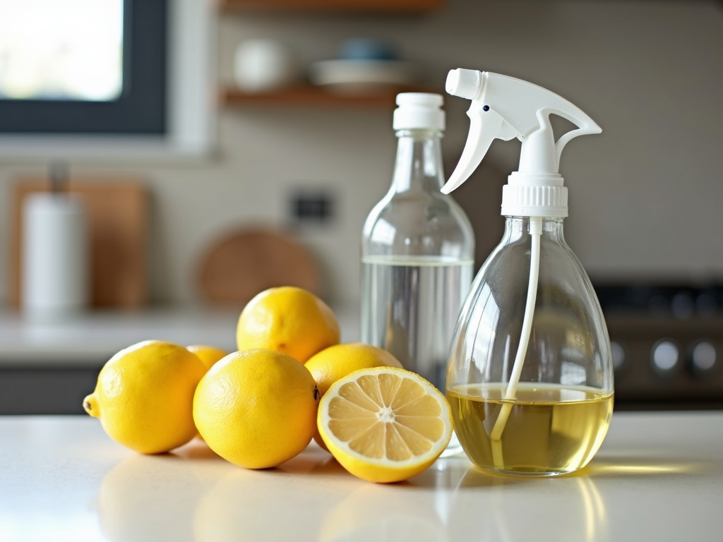 Natural ingredients ready for DIY upholstery cleaning.