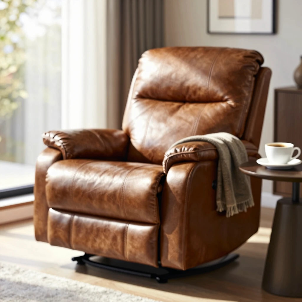 Cozy living room featuring a pristine recliner chair