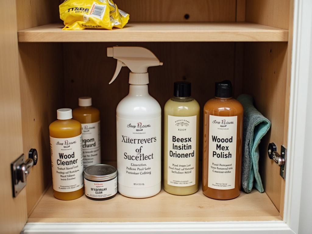 Wood care products for furniture upkeep.