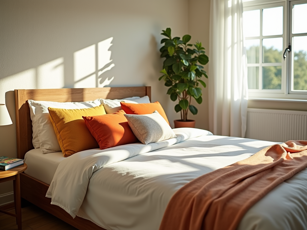 Bedroom with personal decor touches for a cozy feel.
