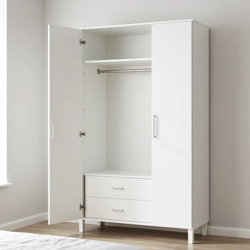 Modular armoire with customizable storage options