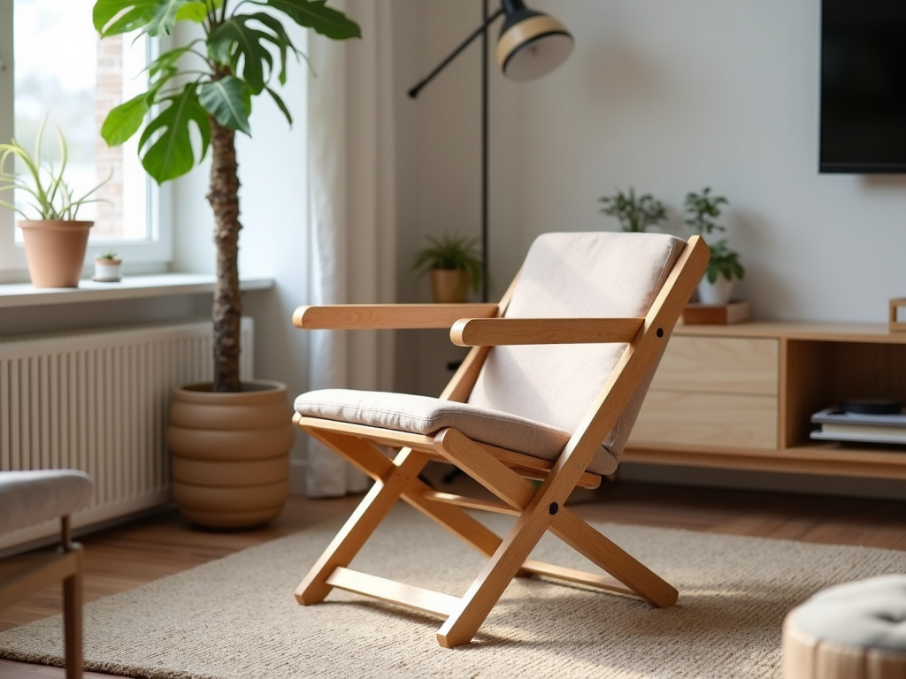Stylish foldable chair