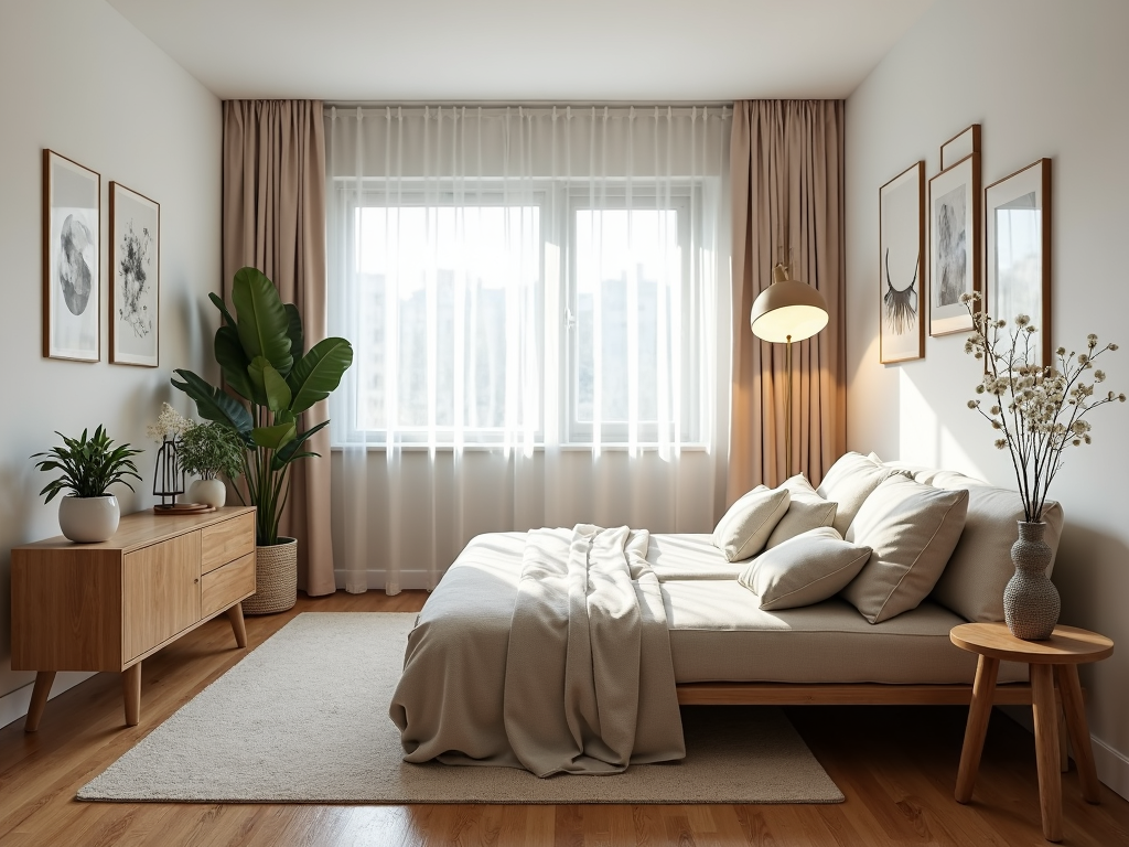Small living room with futon