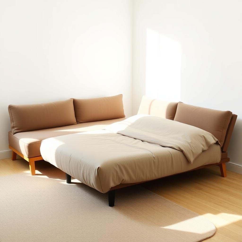 Bi-fold and tri-fold futons compared.