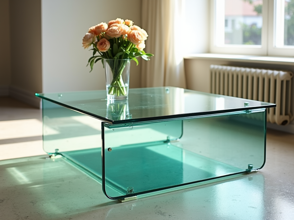 Clean glass furniture