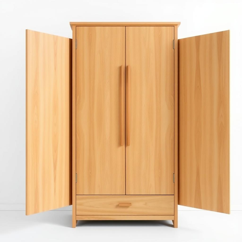 Modern wooden armoire